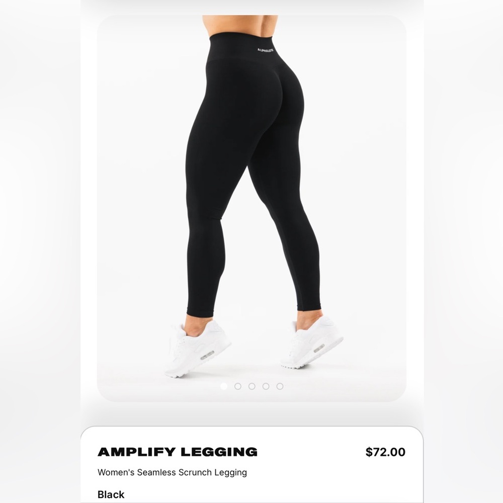 Black Alphalete Amplify Leggings